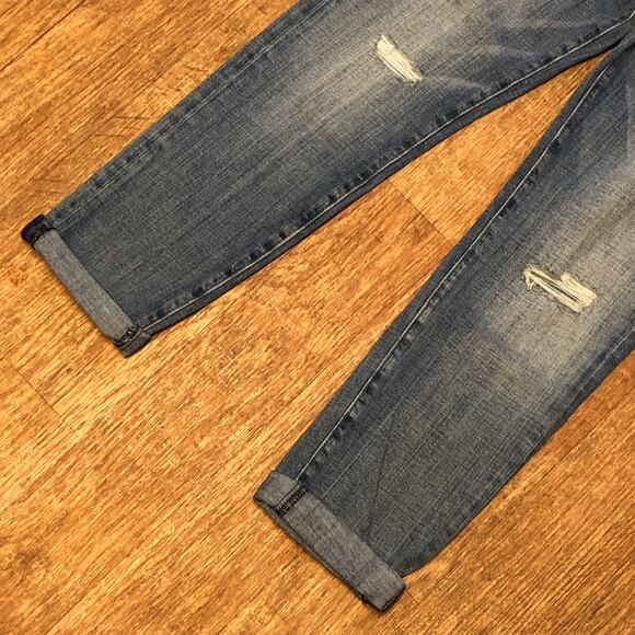 Current / Elliott Hatch Maternity Boyfriend Destroy Distressed Jeans Size 25 - Picture 4 of 15